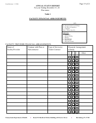 Annual Status Report - Pennsylvania, Page 19