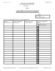 Annual Status Report - Pennsylvania, Page 20