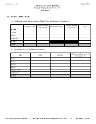 Annual Status Report - Pennsylvania, Page 6