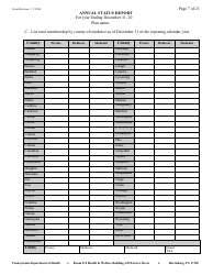 Annual Status Report - Pennsylvania, Page 7