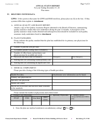 Annual Status Report - Pennsylvania, Page 9