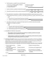Reembolso Del Fondo De Seguridad Para Clientes - California (Spanish), Page 4