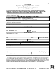 Form DBPR AU-4153 Application for Initial Licensure as Auctioneer - Florida, Page 3