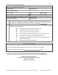 Form DBPR AU-4153 Application for Initial Licensure as Auctioneer - Florida, Page 8
