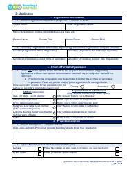 Neighborhood Clean-Up Grant Program Application - City of Sacramento, California