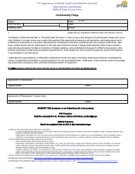 Dmhas Data Access Form - Connecticut, Page 3