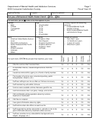Document preview: Behavioral Health Home Consumer Satisfaction Survey - Connecticut, 2023
