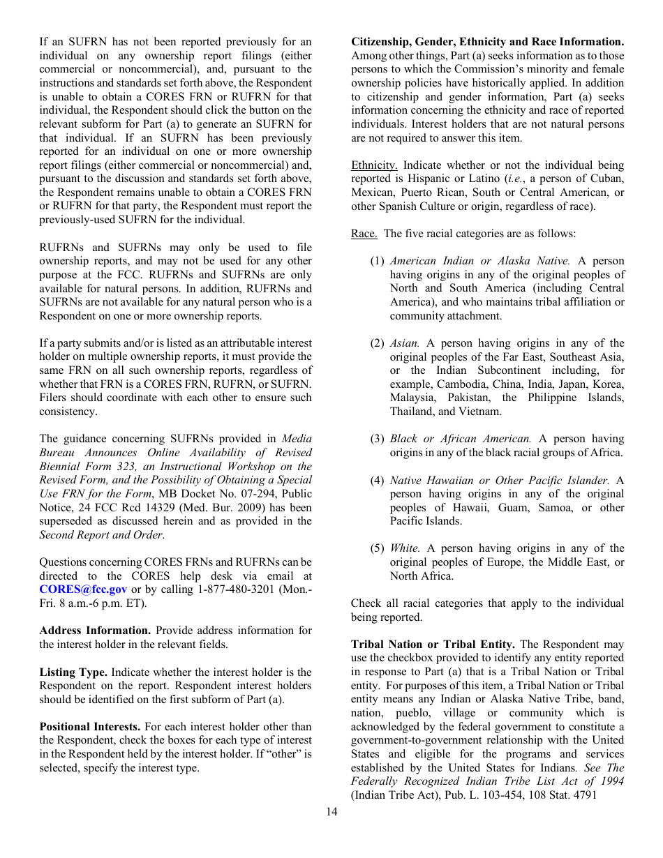 FCC Form 323 Ownership Report for Commercial Broadcast Stations, Page 14