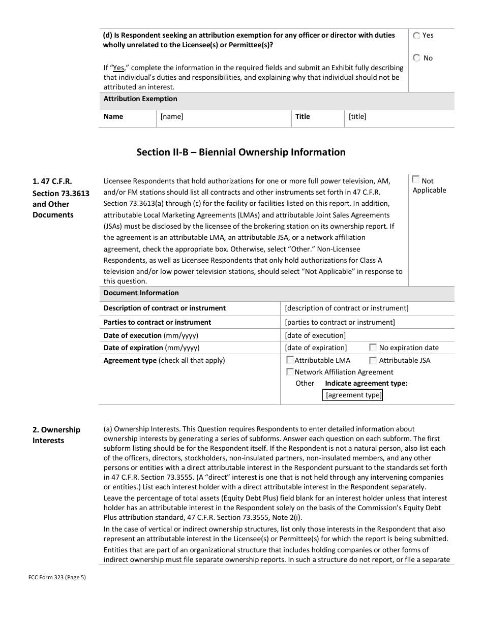 FCC Form 323 Ownership Report for Commercial Broadcast Stations, Page 22