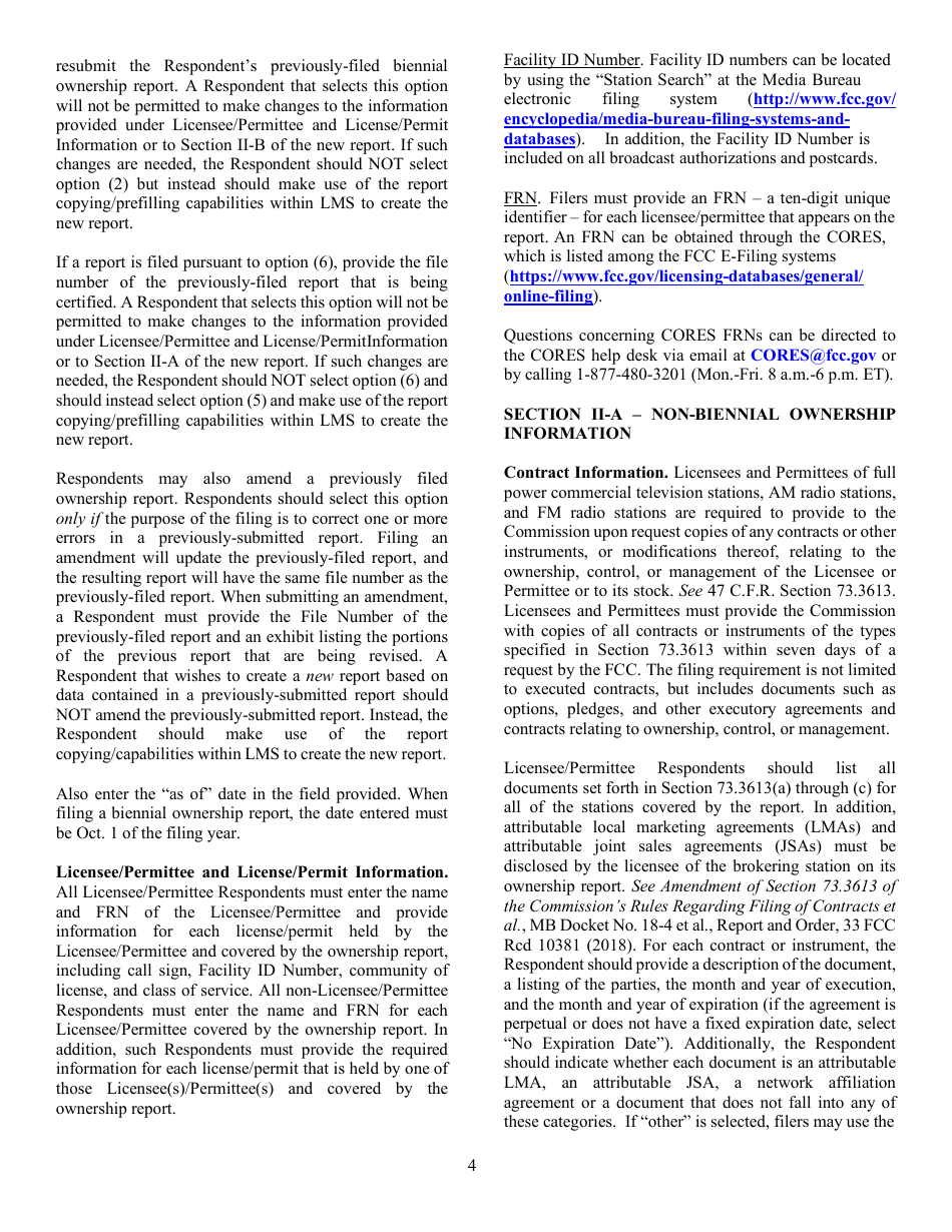 FCC Form 323 Ownership Report for Commercial Broadcast Stations, Page 4