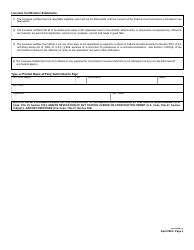 FCC Form 609-T Application to Report Eligibility Event, Page 10