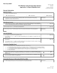 FCC Form 609-T Application to Report Eligibility Event, Page 8