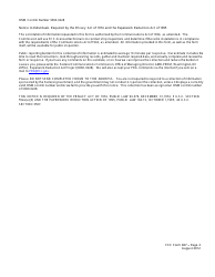 FCC Form 827 Vessel Bridge-To-Bridge Radiotelephony Certificate, Page 2