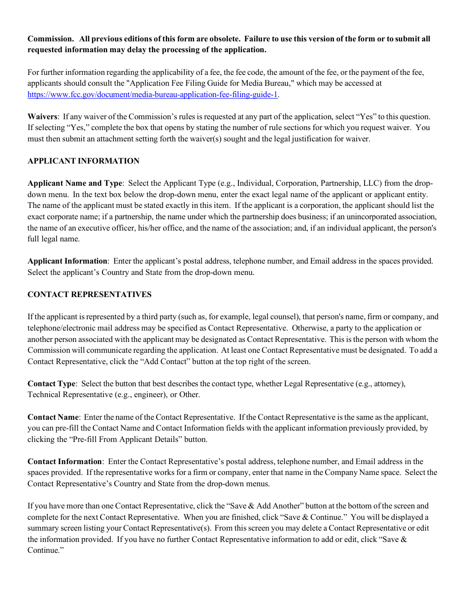 Instructions for FCC Form 2100 Schedule 302-FM Fm Station License Application, Page 7