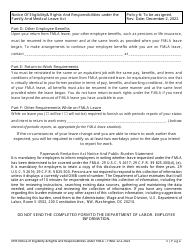 Notice of Eligibility &amp; Rights and Responsibilities Under the Family and Medical Leave Act - Delaware, Page 5