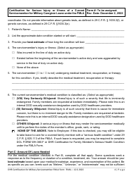 Certification for Serious Injury or Illness of a Current Servicemember for Military Caregiver Leave Under the Family and Medical Leave Act - Delaware, Page 4