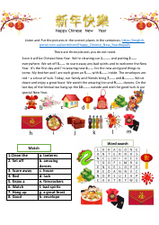 Document preview: Happy Chinese New Year - Word Search