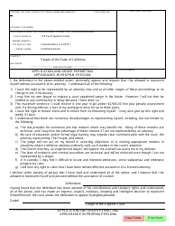 Document preview: Formulario SC-3013S Application and Order Permitting Appearance in Propria Persona - Santa Barbara County, California (Spanish)