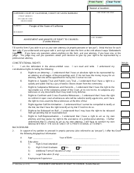 Document preview: Form SC-3068 Advisement and Waiver of Right to Counsel (Faretta Waiver) - Santa Barbara County, California