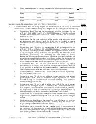 Form SC-3068 Advisement and Waiver of Right to Counsel (Faretta Waiver) - Santa Barbara County, California, Page 2