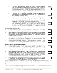 Form SC-3068 Advisement and Waiver of Right to Counsel (Faretta Waiver) - Santa Barbara County, California, Page 3