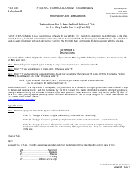 FCC Form 605 Quick-Form Application for Authorization in the Ship, Aircraft, Amateur, Restricted and Commercial Operator, and General Mobile Radio Services, Page 15