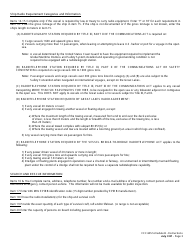 FCC Form 605 Quick-Form Application for Authorization in the Ship, Aircraft, Amateur, Restricted and Commercial Operator, and General Mobile Radio Services, Page 17