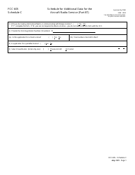 FCC Form 605 Quick-Form Application for Authorization in the Ship, Aircraft, Amateur, Restricted and Commercial Operator, and General Mobile Radio Services, Page 21