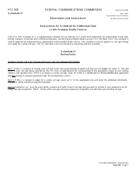 FCC Form 605 Quick-Form Application for Authorization in the Ship, Aircraft, Amateur, Restricted and Commercial Operator, and General Mobile Radio Services, Page 22