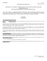 FCC Form 605 Quick-Form Application for Authorization in the Ship, Aircraft, Amateur, Restricted and Commercial Operator, and General Mobile Radio Services, Page 24