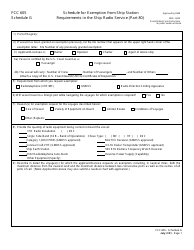 FCC Form 605 Quick-Form Application for Authorization in the Ship, Aircraft, Amateur, Restricted and Commercial Operator, and General Mobile Radio Services, Page 29