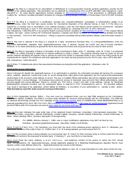 FCC Form 605 Quick-Form Application for Authorization in the Ship, Aircraft, Amateur, Restricted and Commercial Operator, and General Mobile Radio Services, Page 7