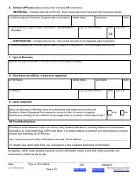 Form LLC-12 Statement of Information (Limited Liability Company) - California, Page 3