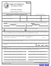 Form OBE MERGER-1 Certificate of Merger - California, Page 2