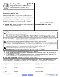 Form ELEC NP Nonprofit Certificate of Election to Wind up and Dissolve (California Nonprofit Corporation Only) - California, Page 3