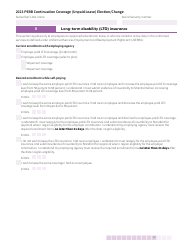 Form HCA50-0135 Pebb Continuation Coverage (Unpaid Leave) Election/Change - Washington, Page 10
