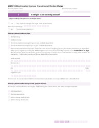 Form HCA50-0135 Pebb Continuation Coverage (Unpaid Leave) Election/Change - Washington, Page 6