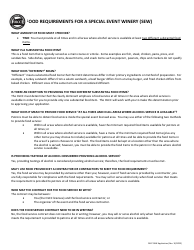 Special Event Winery (Sew) Application - Oregon, Page 3