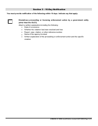Form MJ17-XXXX Marijuana License Notification Form - Compliance - Oregon, Page 2