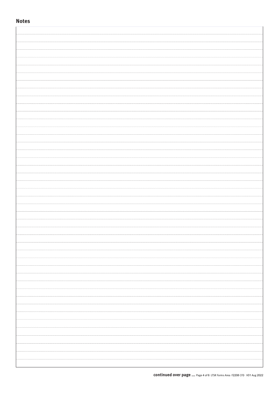 Form F2208 Bus Travel Assistance Application - Queensland, Australia, Page 4