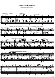 Keith Jarrett - Over the Rainbow Piano Sheet Music