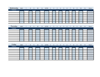 Employee Shift Schedule Template, Page 2