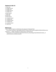 Schedules of Reinforcement Worksheet - Psyco 282 Behaviour Modification, Page 2