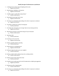 Identifying Schedules of Reinforcement (Fr, Vr, Fi, VI) Answer Sheet - Erin Lynnes, Altoona High School, Page 2