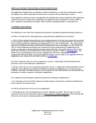 Application to Act as a Third Party Administrator in the State of Louisiana - Louisiana, Page 4