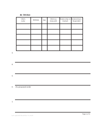 Form F37 Child Support Affidavit - British Columbia, Canada, Page 2