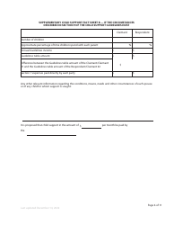 Form F37 Child Support Affidavit - British Columbia, Canada, Page 6