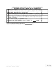 Form F37 Child Support Affidavit - British Columbia, Canada, Page 7