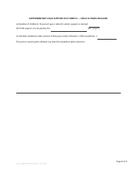 Form F37 Child Support Affidavit - British Columbia, Canada, Page 8