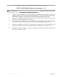 Form F6 Response to Counterclaim - British Columbia, Canada, Page 4